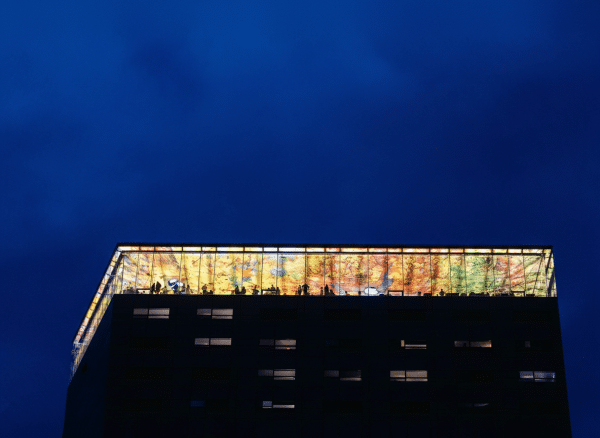 Wine on top at Das LOFT