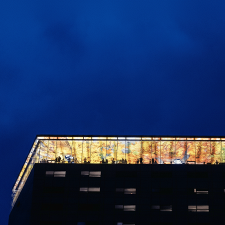 Wine on top at Das LOFT